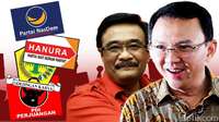 Empat Parpol Merapat, Bagaimana Nasib Teman Ahok?
